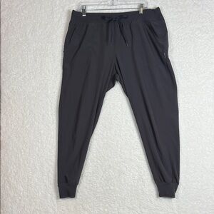 Jockey Women’s Grey Pull On Drawstring Stretch Fit Joggers XL